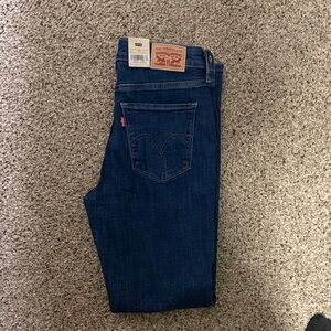 Levi's Classic Straight Blue Jeans